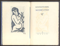 Rezervováno - BIEBL, KONSTANTIN: MODRÉ STÍNY. - 1926.