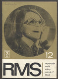 RMS - REPERTOÁR MALÉ SCÉNY, roč. 7., 1969. - Komplet 12 sešitů.