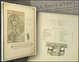 Mucha - NA NOVÉ KVĚTY. Básnický almanach nejmladší básnické generace české (1898).