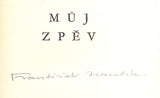 HRUBÍN; FRANTIŠEK: MŮJ ZPĚV. - 1960.