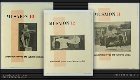 MUSAION. Aventinská revue pro výtvarné umění. 1928 - 30. - kompletní ročník, 12 sešitů.