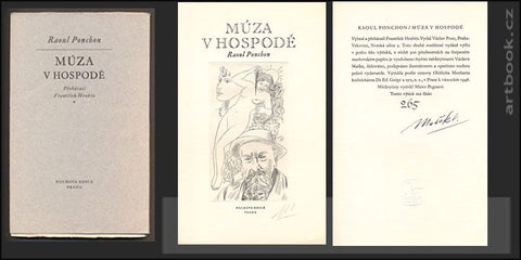 Mašek - PONCHON, RAOUL: MÚZA V HOSPODĚ. - 1948. Pourova edice.