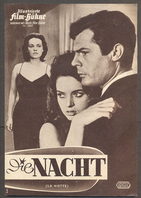 Jeanne Moreau, Marcello Mastroianni - DIE NACHT (La Notte), (Noc). - 1961. Illustrierte Film-Bühne.