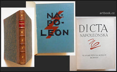 Kurs č. 13 - DICTA NAPOLEONSKÁ. NAPOLEON BONAPARTE. - 1925.