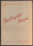 BARTOŠ, AUGUSTIN: NEOBVYKLÉ PSANÍ. - 1943.