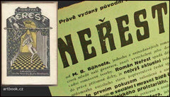 BÖHNEL; M. B.: NEŘEST. - 1922. Obálka J. ČENĚK.