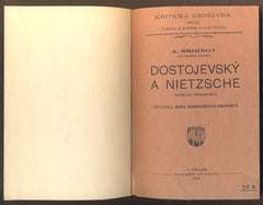 SMIRNOV, A.: DOSTOJEVSKÝ A NIETZSCHE. - 1905.