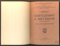 SMIRNOV, A.: DOSTOJEVSKÝ A NIETZSCHE. - 1905.