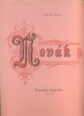 NOVÁK, VÍTĚZSLAV: BAGATELLY.