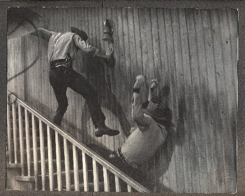 LIMONÁDOVÝ JOE ANEB KOŇSKÁ OPERA. - 1964. Propagační filmová fotografie; 'fotoska'. /kaskadéři/