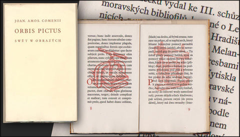 Komenský - JOAN. AMOS. COMENII: ORBIS PICTUS. Swět w obrazých. Výňatky. - 1930.  Kresby JAN SLÁDEK.