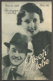 PÍSEŇ PRO TEBE. - Bio-program v obrazech 1933.