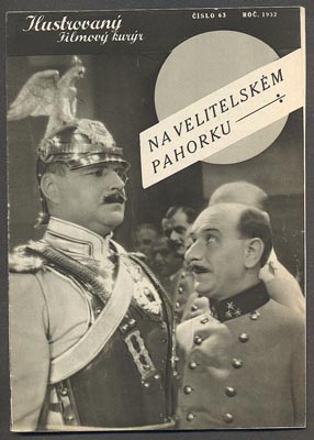 NA VELITELSKÉM PAHORKU. - 1932. Ilustrovaný Filmový kurýr. č. 63.