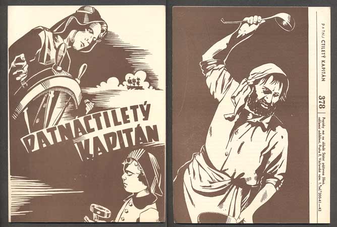 PATNÁCTILETÝ KAPITÁN. - Filmový program. 1946. (Jules Verne)