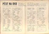 VOSKOVEC A WERICH: PĚST NA OKO. - 1947. Divadelní program.