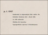 p.f. 1947 - Soukromý a neprodejný tisk edice Ra.