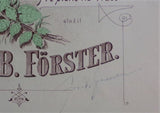 FÖRSTER, JOSEF B.: VIOLA ODORATA. ROSA MYSTICA.