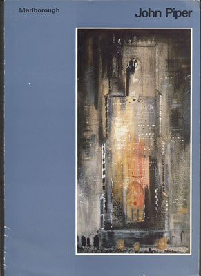 JOHN PIPER - EUROPEAN TOPOGRAPHY 1967 - 69. OIL PAINTINGS AND GOUACHES. - 1969.
