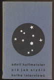 HOFFMEISTER; ADOLF: PIŠ JAK SLYŠÍŠ. - 1931.