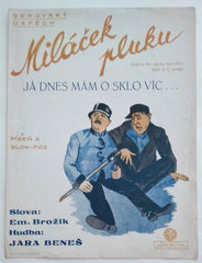 MILÁČEK PLUKU - JÁ DNES MÁM O SKLO VÍC ... - 1931.