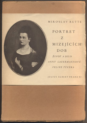 RUTTE, MIROSLAV: PORTRET Z MIZEJÍCÍCH DOB. - 1935.