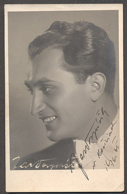 JÁRA POSPÍŠIL. - 1935. fotografie s podpisem.  /3/