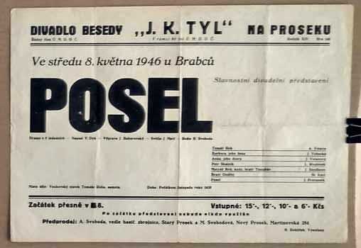 VIKTOR DYK. POSEL. - 1946.
