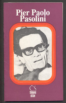 BERNARD, JAN: PIER PAOLO PASOLINI.