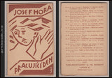 Špála - HORA; JOSEF: PRACUJÍCÍ DEN. - 1922.