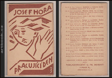 Špála - HORA; JOSEF: PRACUJÍCÍ DEN. - 1922.