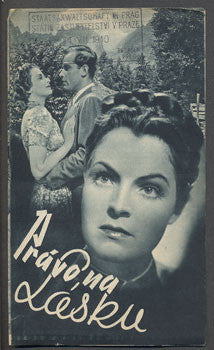 PRÁVO NA LÁSKU. - Filmový program 1940.