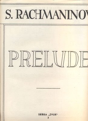RACHMANINOV, S.: PRELUDE op. 3 č. 2. - 1946.