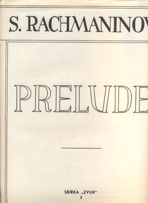 RACHMANINOV, S.: PRELUDE op. 3 č. 2. - 1946.