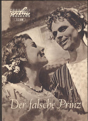 DER FALSCHE PRINZ / FALEŠNÝ PRINC. - Filmový program. 1956.