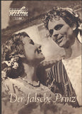 DER FALSCHE PRINZ / FALEŠNÝ PRINC. - Filmový program. 1956.