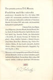 MASARYK, T. G.: PROBLÉM MALÉHO NÁRODA.