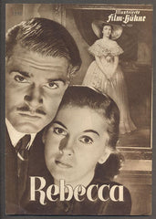 Alfred Hitchcock - REBECCA. - 1940. Illustrierte Film-Bühne.