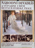 NÁRODNÍ DIVADLO A VÝTVARNÉ UMĚNÍ RESTAURÁTORSKÉ PRÁCE. - 1983.