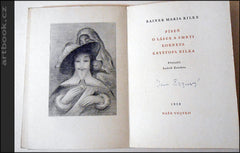 RILKE, REINER MARIA: PÍSEŇ O LÁSCE A SMRTI KORNETA KRYŠTOFA RILKA. - 1958.
