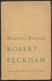 BARING, MAURICE: ROBERT PECKHAM. - 1933.