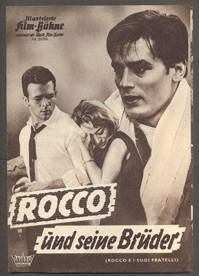 Alain Delon - ROCCO ÜND SEINE BRÜDER (Rocco a jeho bratři). - 1960. Illustrierte Film-Bühne.