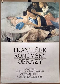 FRANTIŠEK RONOVSKÝ OBRAZY. - 1985.