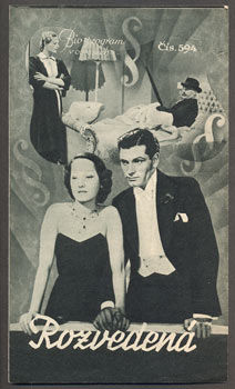 ROZVEDENÁ. - Bio-program v obrazech 1938.