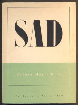 RILKE, RAINER MARIA: SAD. - 1939.