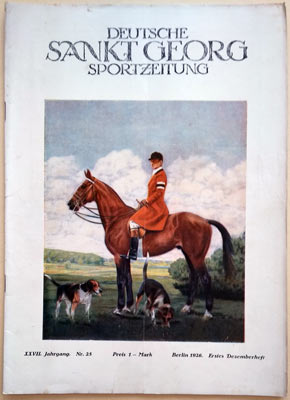 DEUTSCHE SANKT GEORG SPORTZEITUNG. -  XXVII. Jahrgang, Nr. 25, 1926.