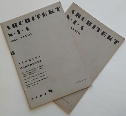 ARCHITEKT SIA . - 1934. Časopis československých architektů. /architektura/