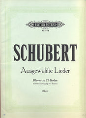 SCHUBERT, FRANZ: AUSGEWÄHLTE LIEDER.