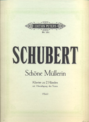 SCHUBERT, FRANZ: SCHÖNE MÜLLERIN.