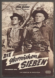 DIE GLORREICHEN SIEBEN (Sedm statečných). - 1960. Illustrierte Film-Bühne.