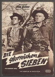 DIE GLORREICHEN SIEBEN (Sedm statečných). - 1960. Illustrierte Film-Bühne.